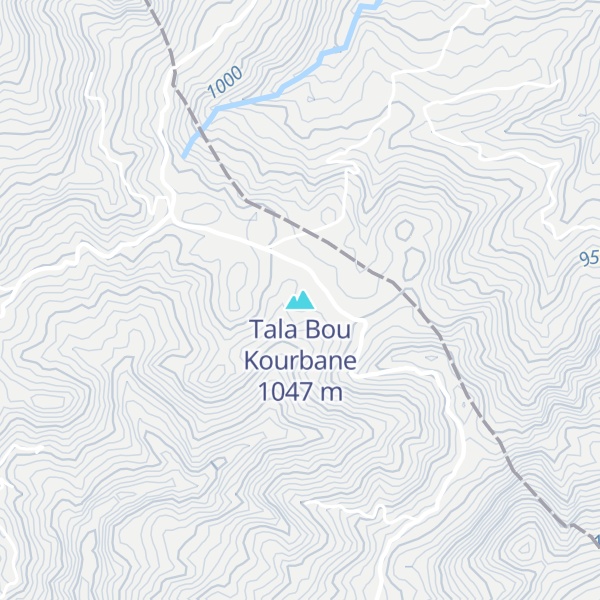 Map of Tala Bou Kourbane