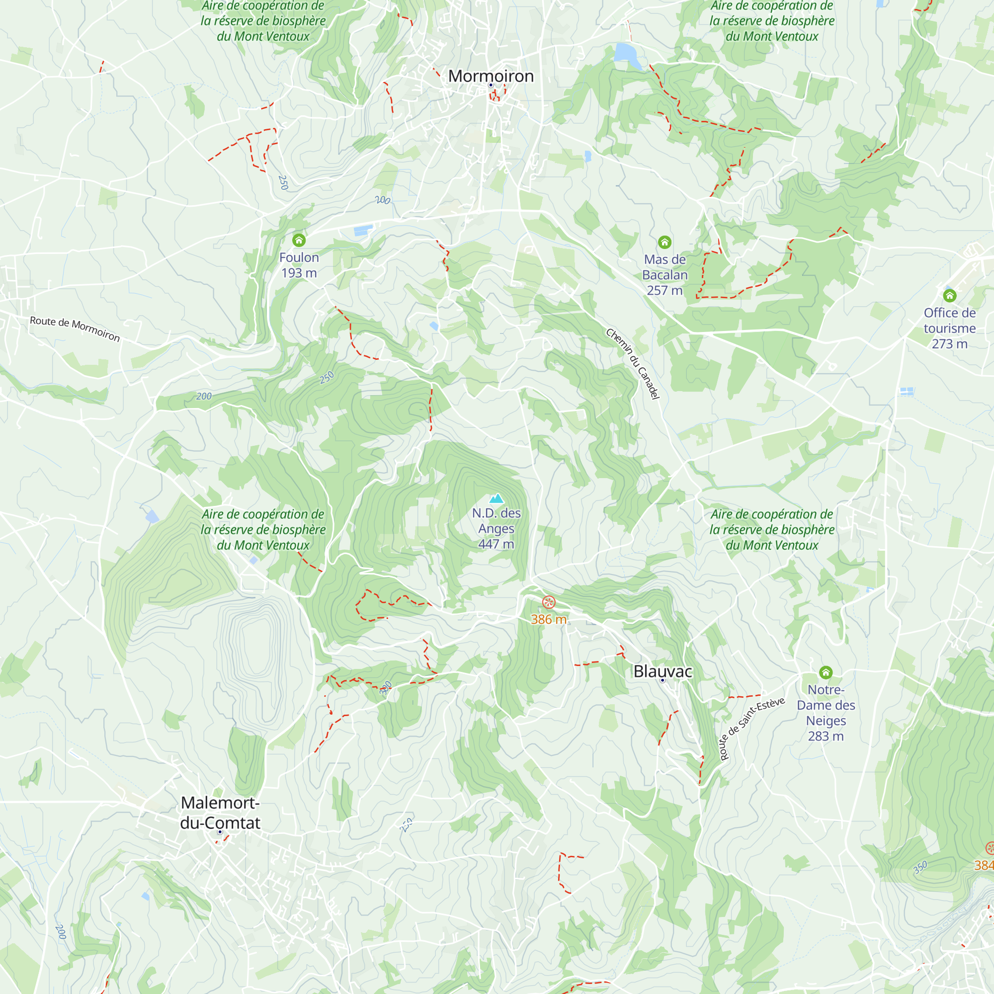 Notre-Dame-des-Anges map