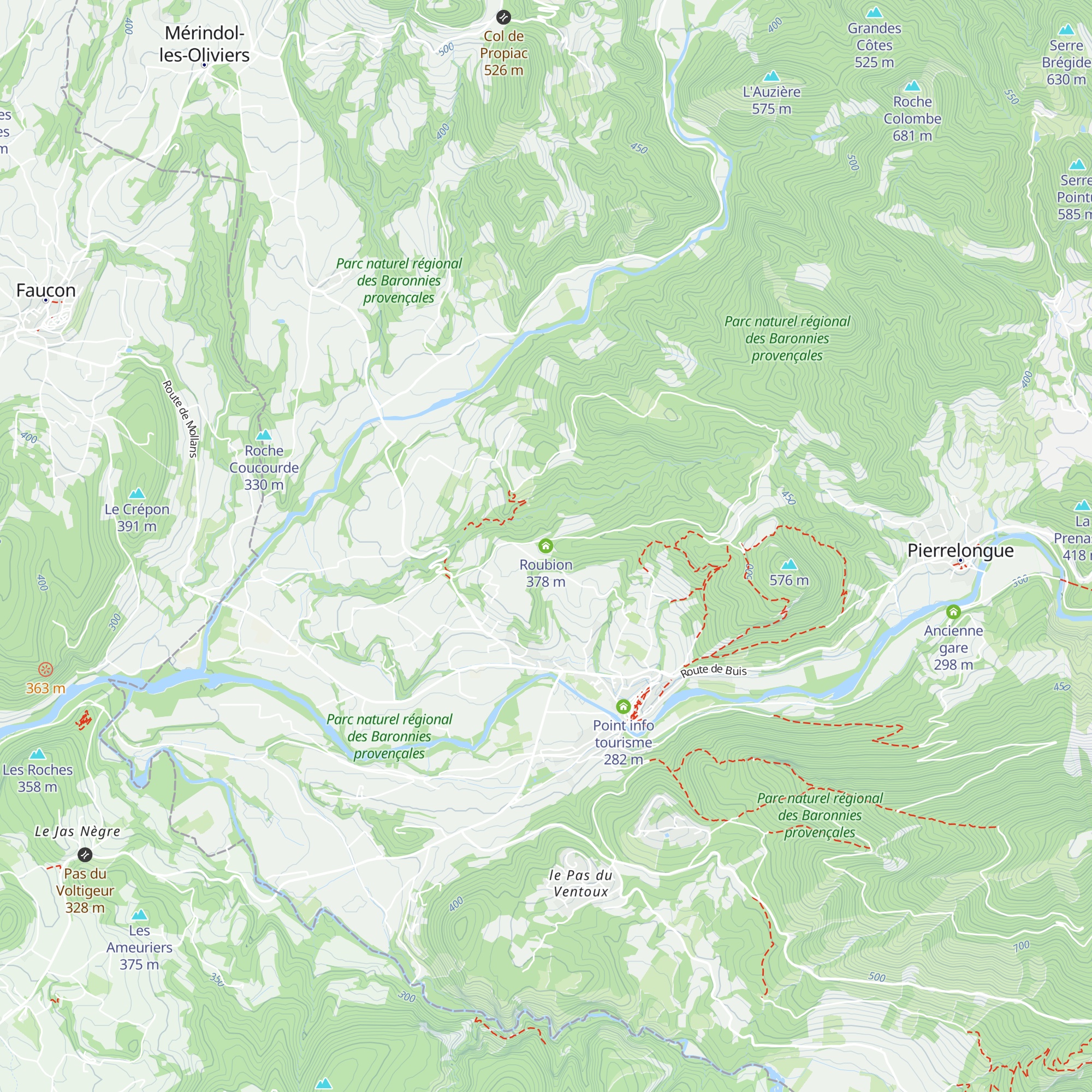Roubion map