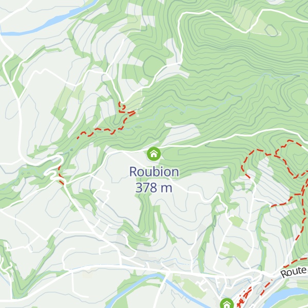 Map of Roubion