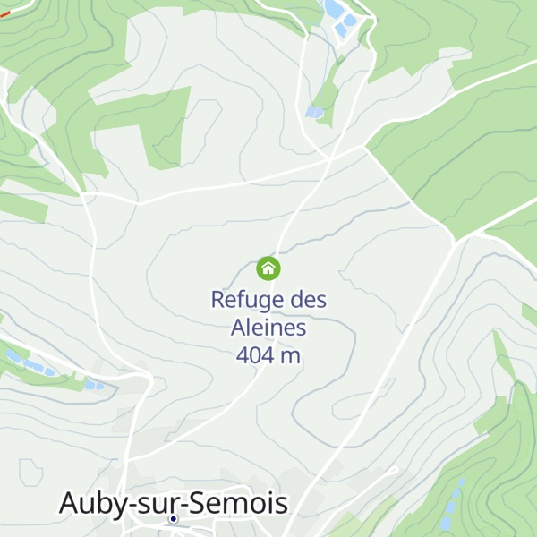 Map of Refuge des Aleines