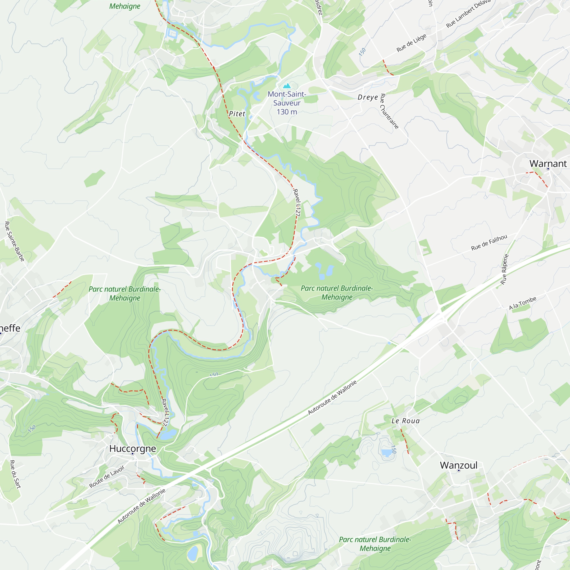 Gîte Le Falihou map