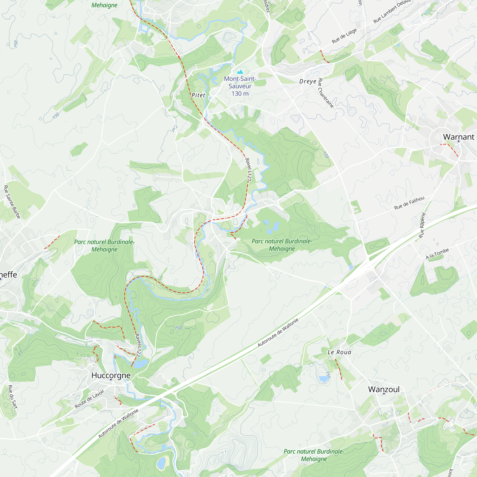 Gîte Le Falihou map