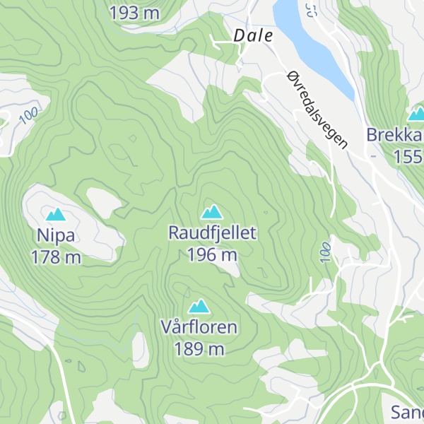 Map of Raudfjellet