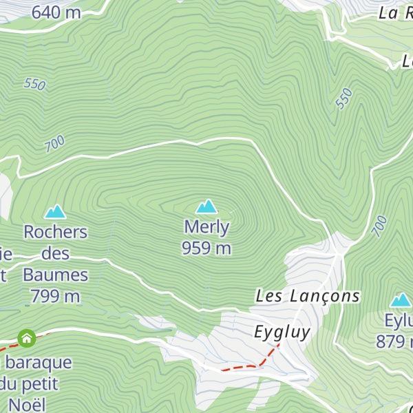 Map of Merly