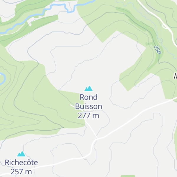 Map of Rond Buisson