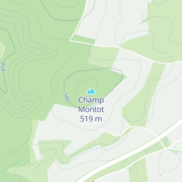 Map of Champ Montot