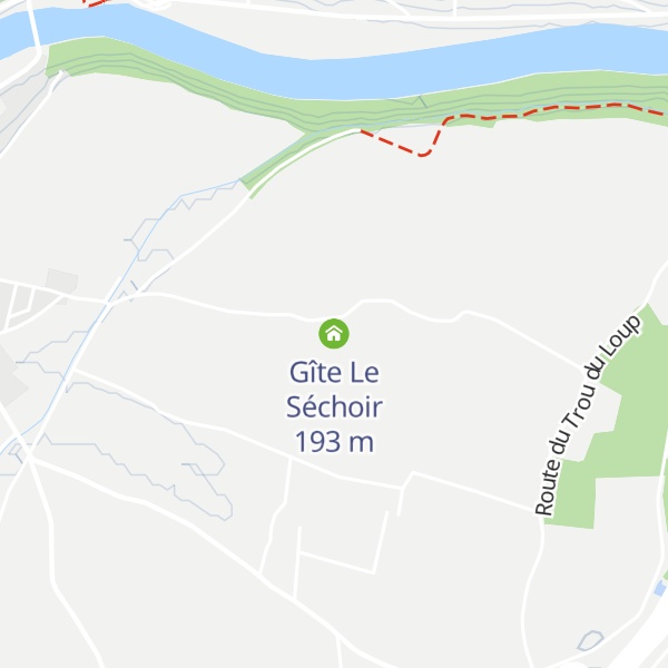Map of Gîte Le Séchoir