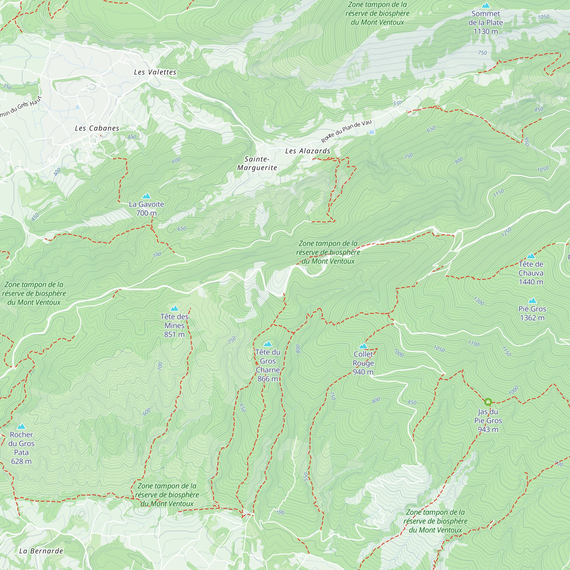 Gîte Forestier des Ramayettes map