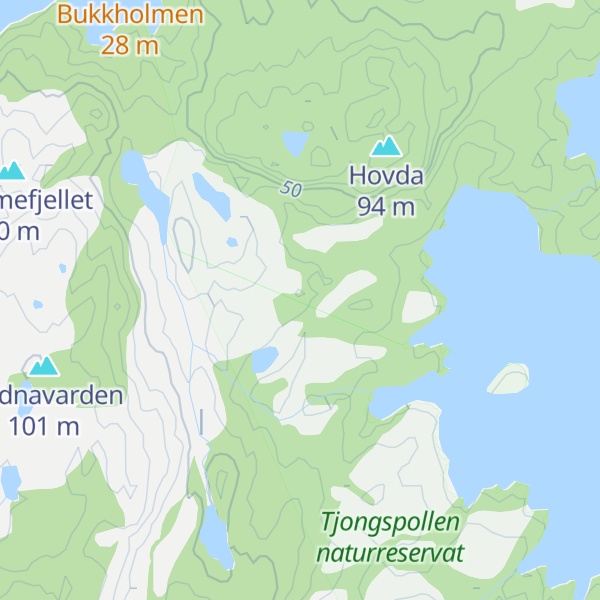 Map of Sagvatstangane