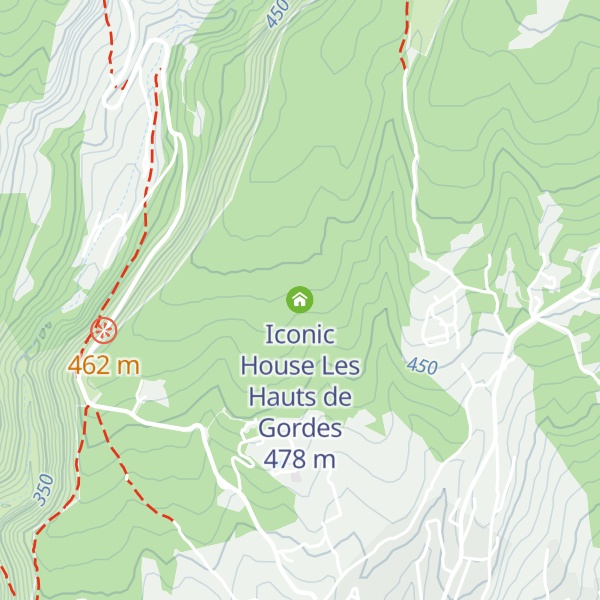 Map of Iconic House Les Hauts de Gordes