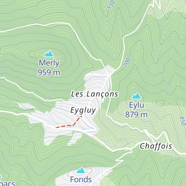 Map of Gîte des Lançons