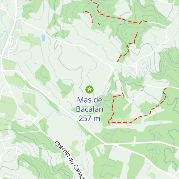 Map of Mas de Bacalan