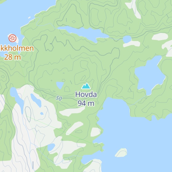 Map of Hovda