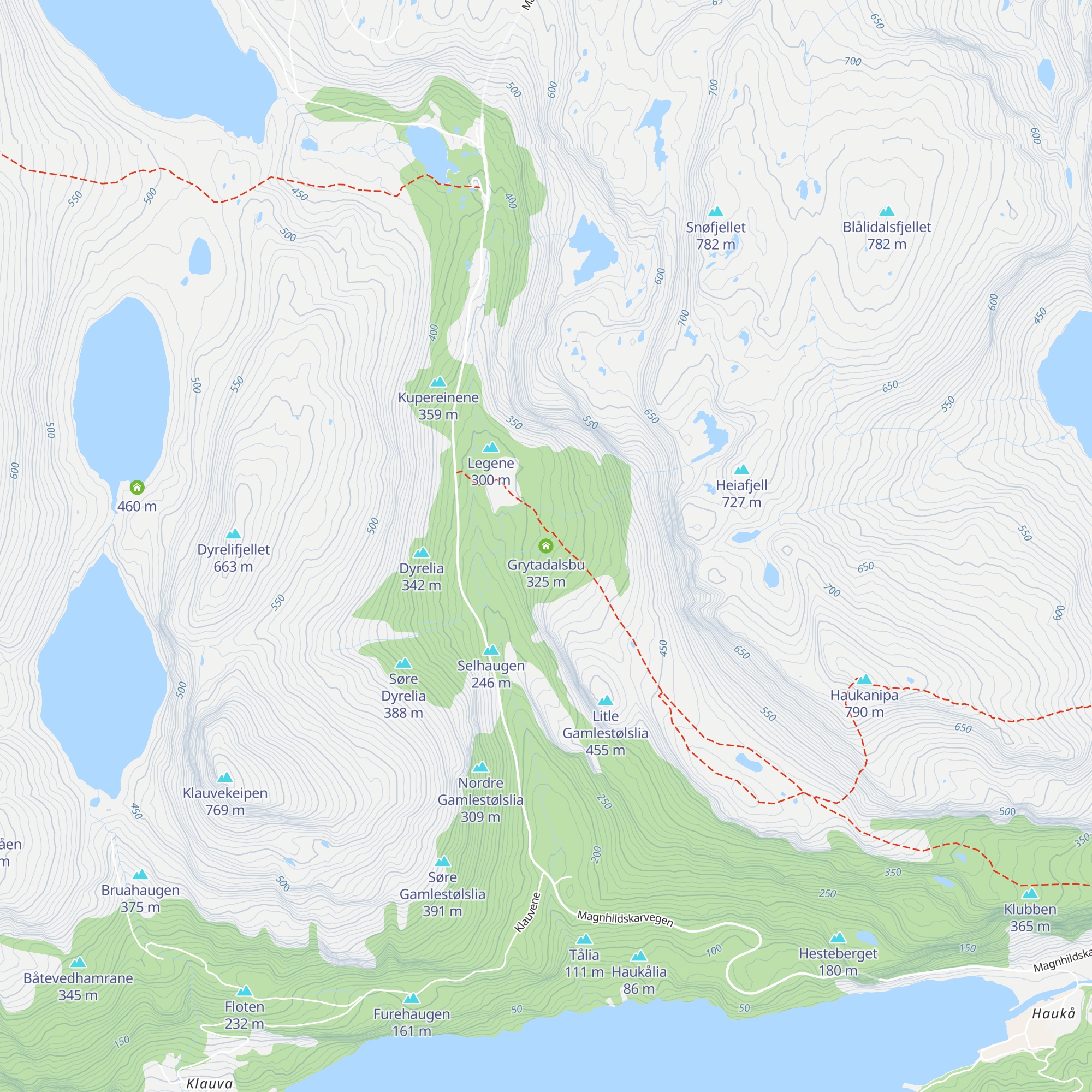 Grytadalsbu map
