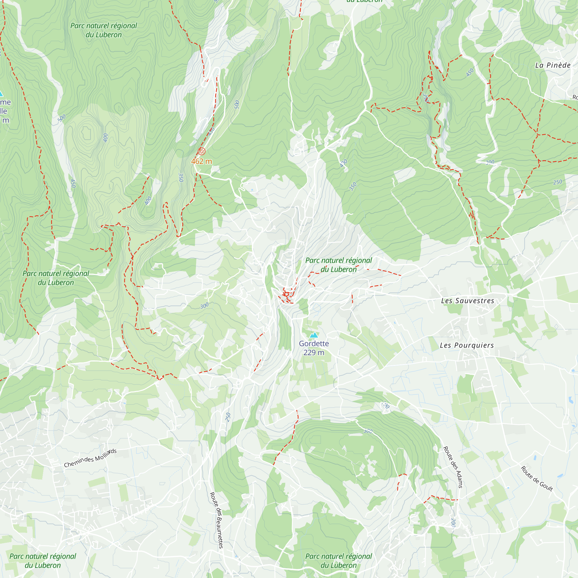 Office du Tourisme de Gordes map