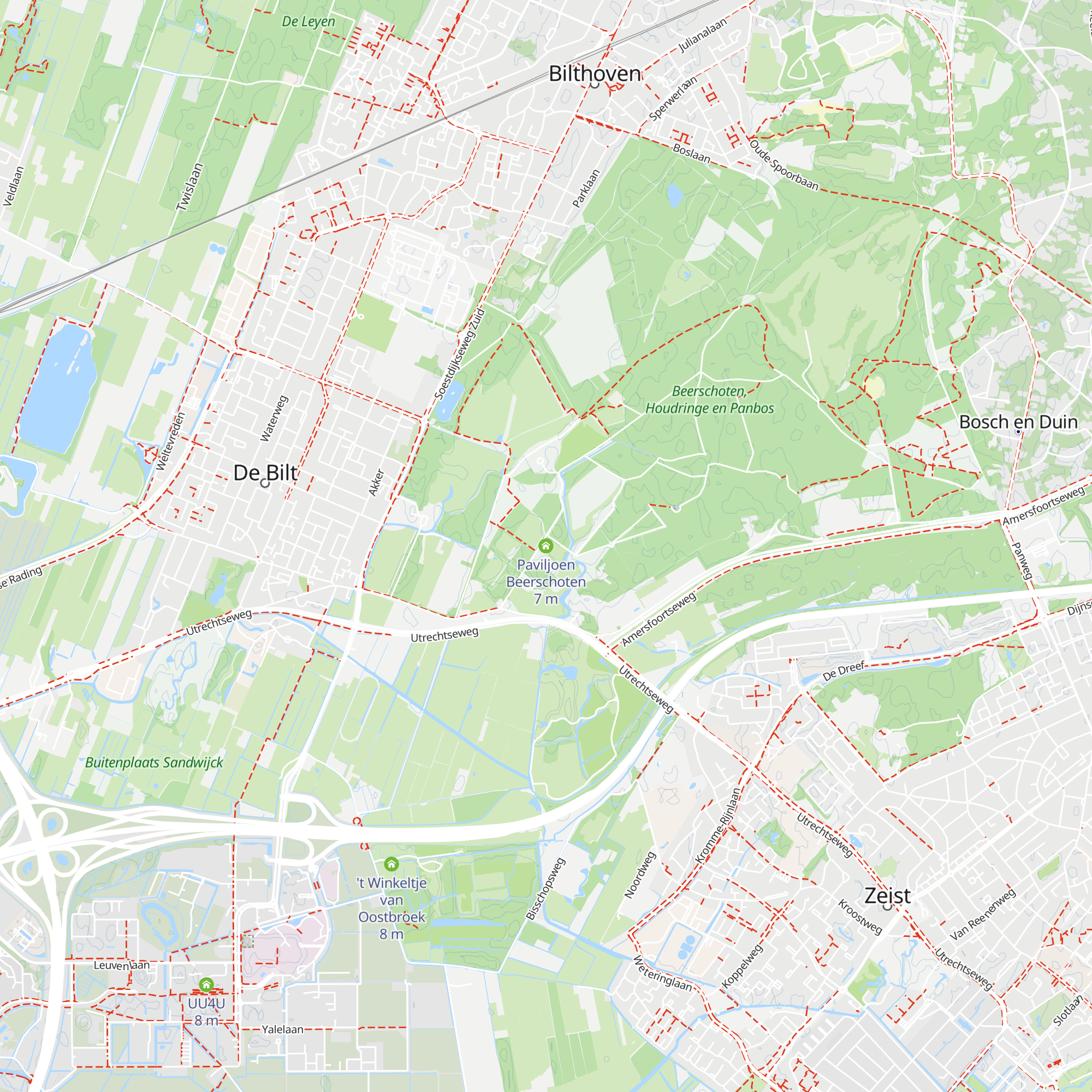Paviljoen Beerschoten map