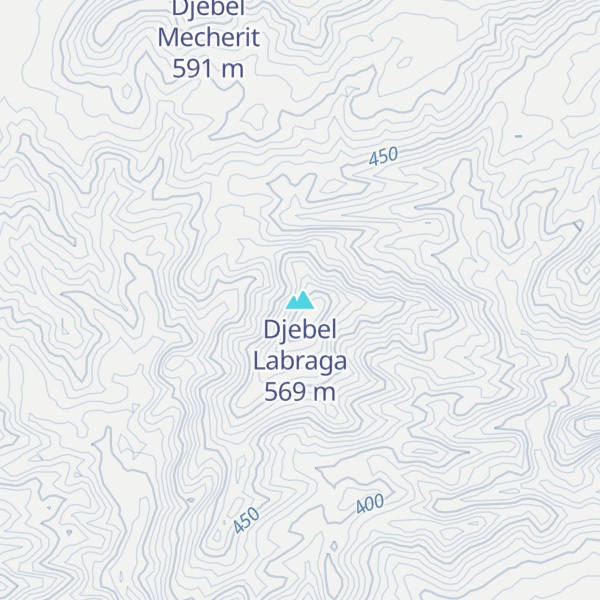 Map of Djebel Labraga