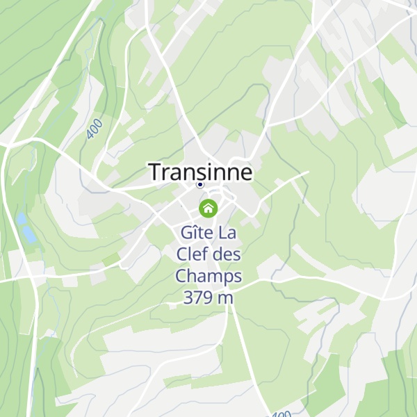 Map of Gîte La Clef des Champs