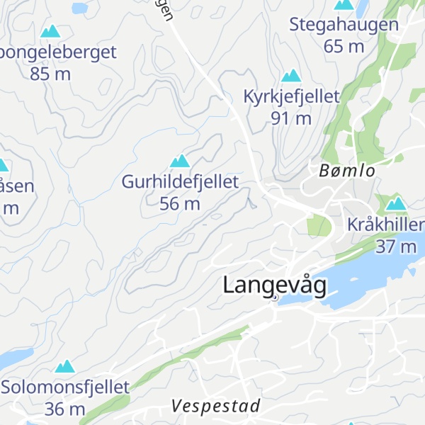 Map of Eidesfjellet