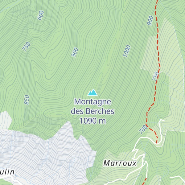 Map of Montagne des Berches