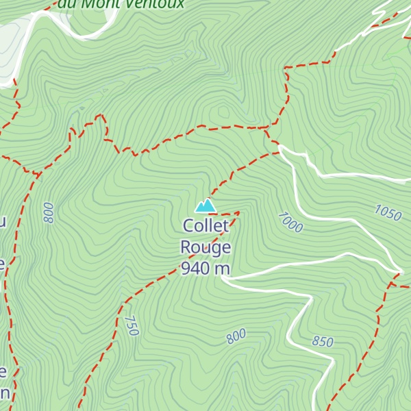 Map of Collet Rouge