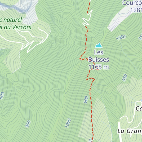 Map of Moure Blanc
