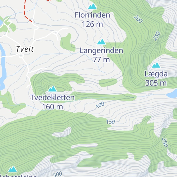 Map of Rinden