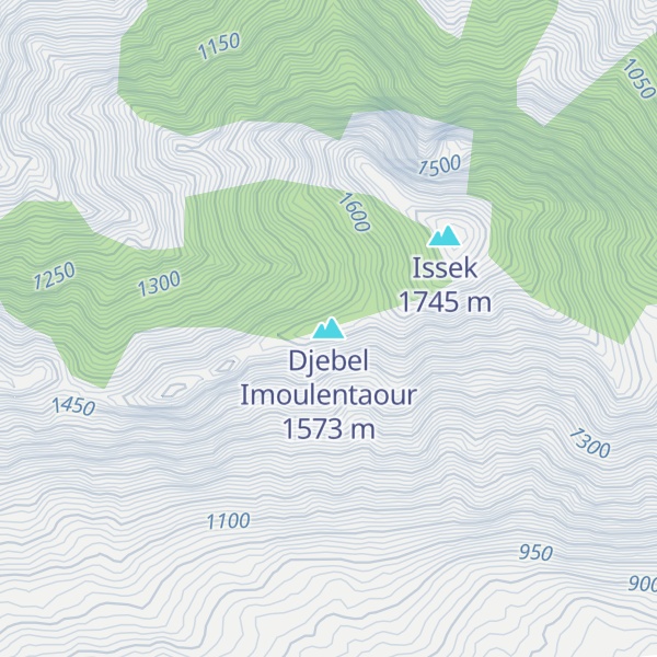 Map of Djebel Imoulentaour