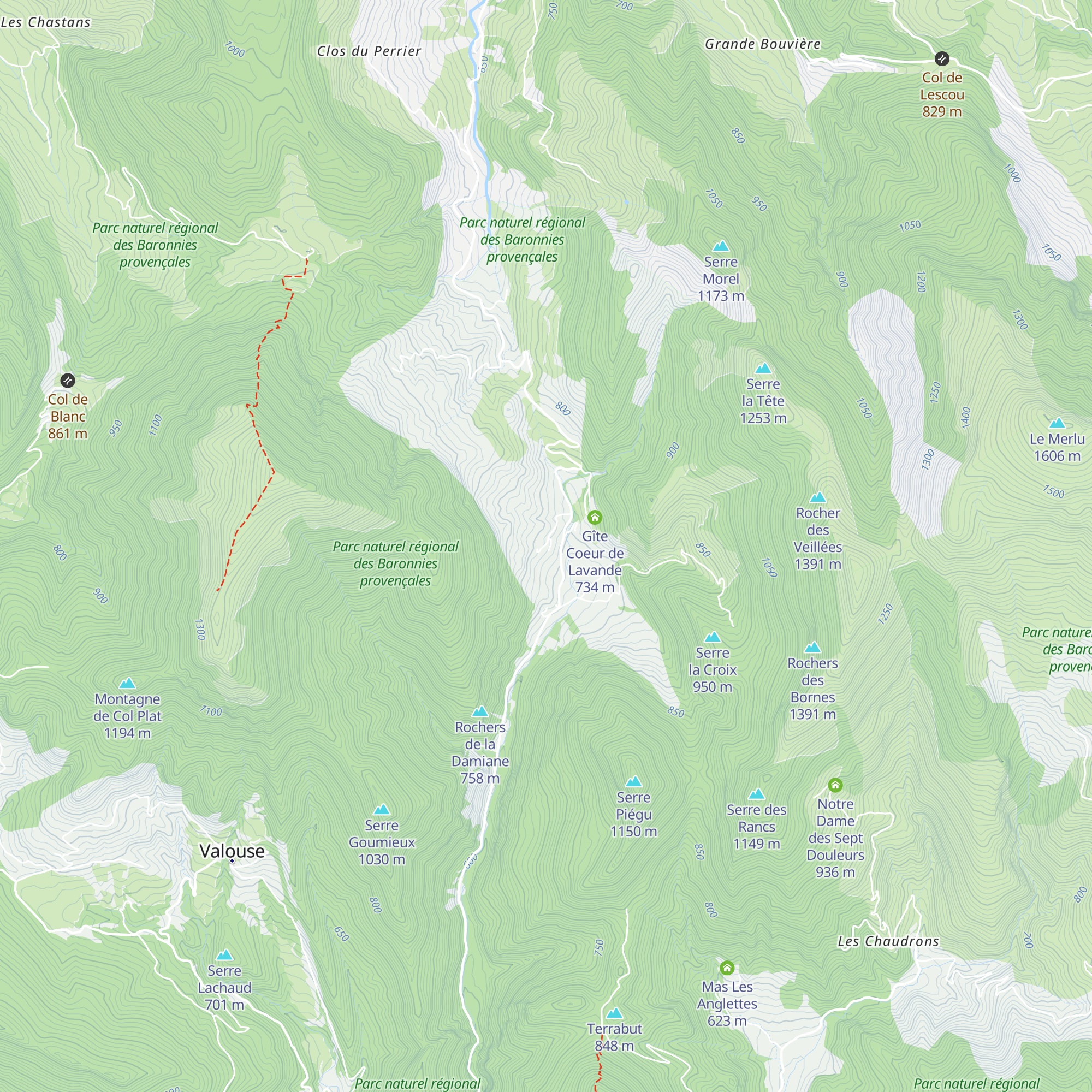 Gîtes Les Demeures d'Azélie map