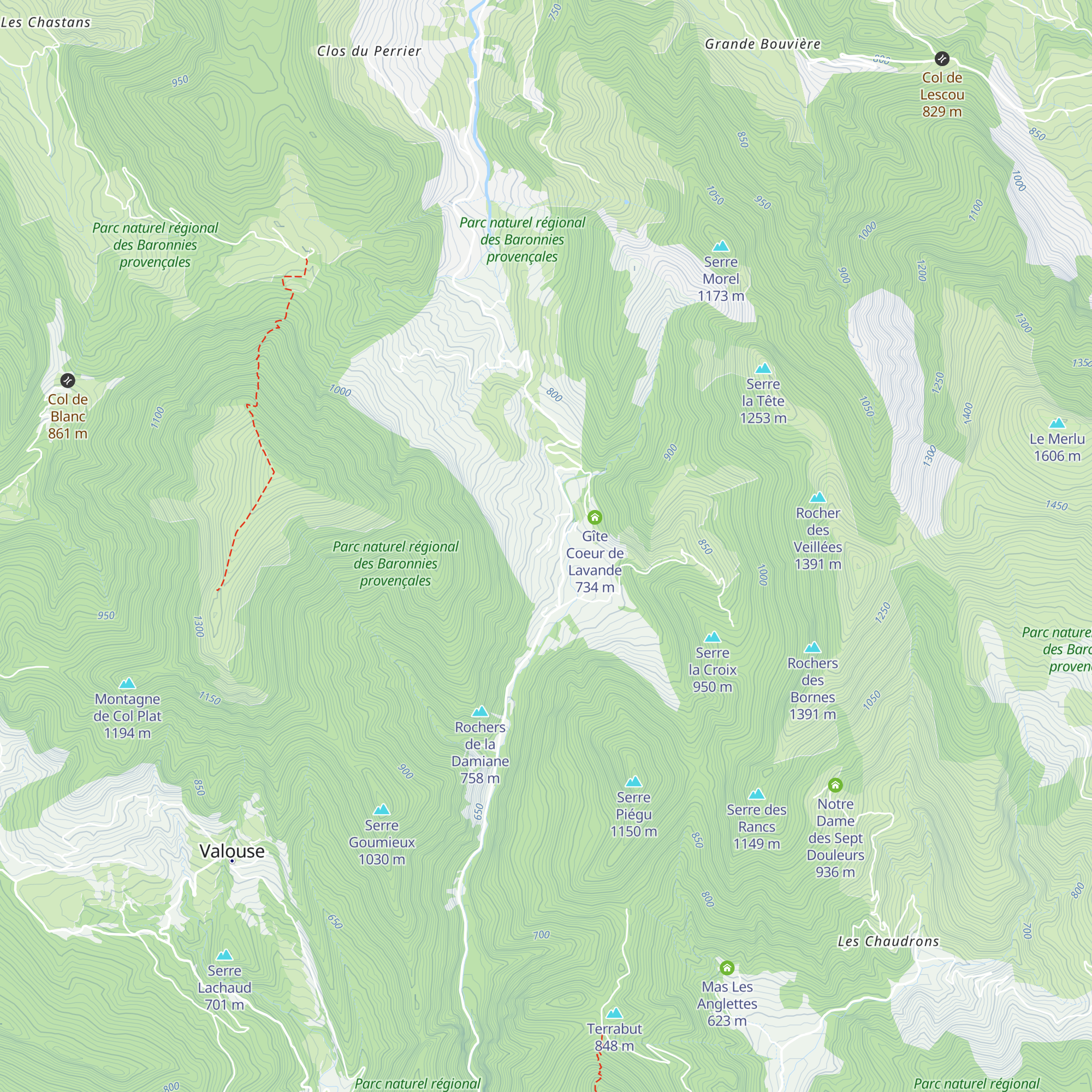 Gîtes Les Demeures d'Azélie map