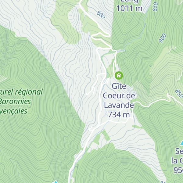 Map of Gîtes Les Demeures d'Azélie