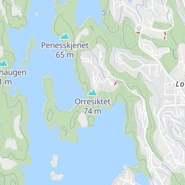 Map of Orresiktet