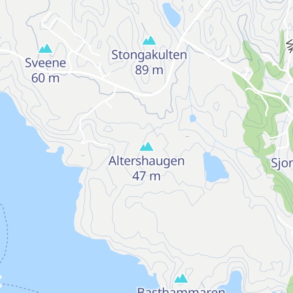 Map of Altershaugen