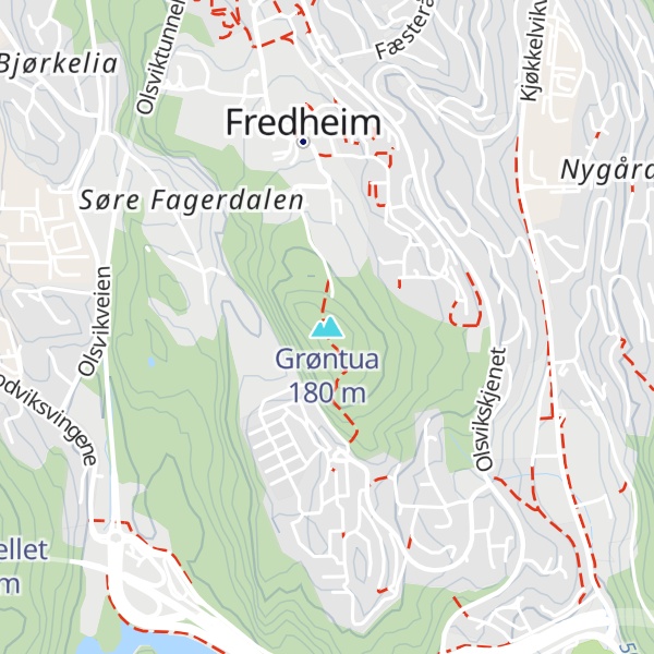 Map of Grøntua