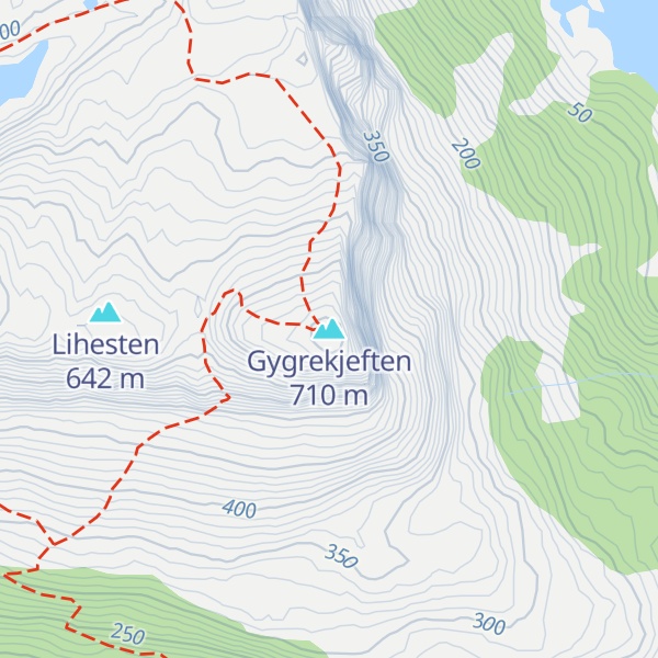 Map of Gygrekjeften