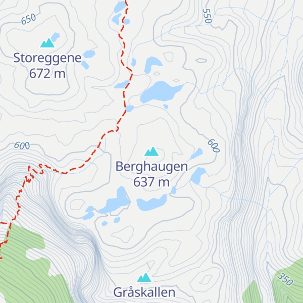 Map of Berghaugen