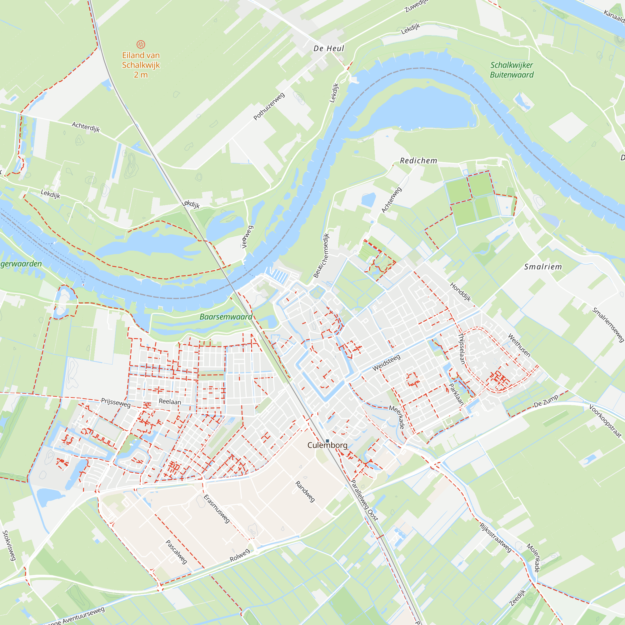 Toeristisch informatie punt map