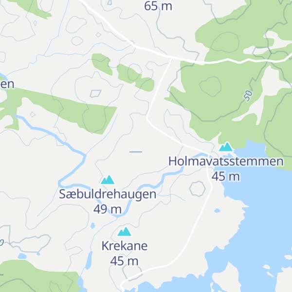 Map of Storehaugane