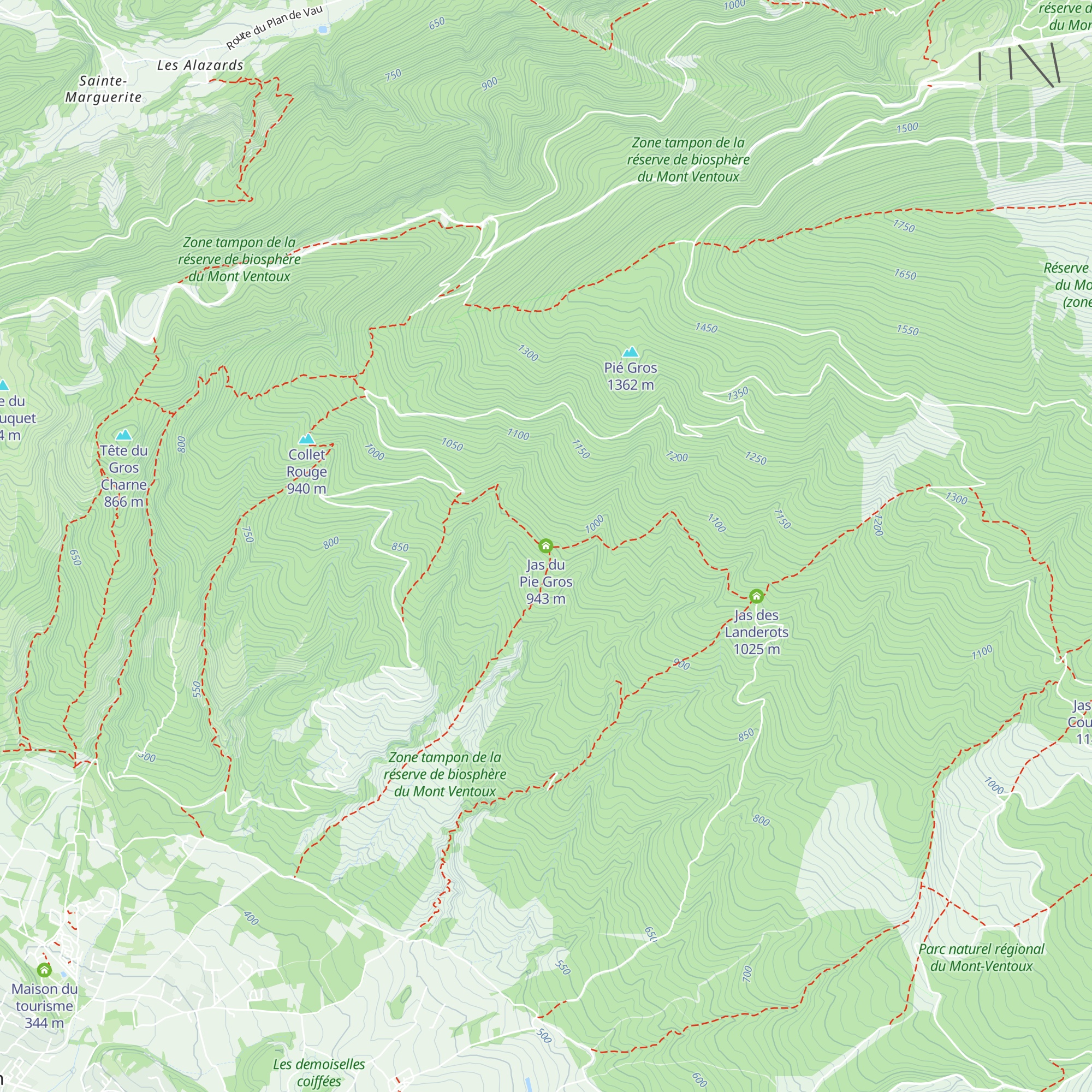 Jas du Pie Gros map