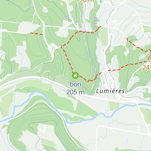 Map of bori