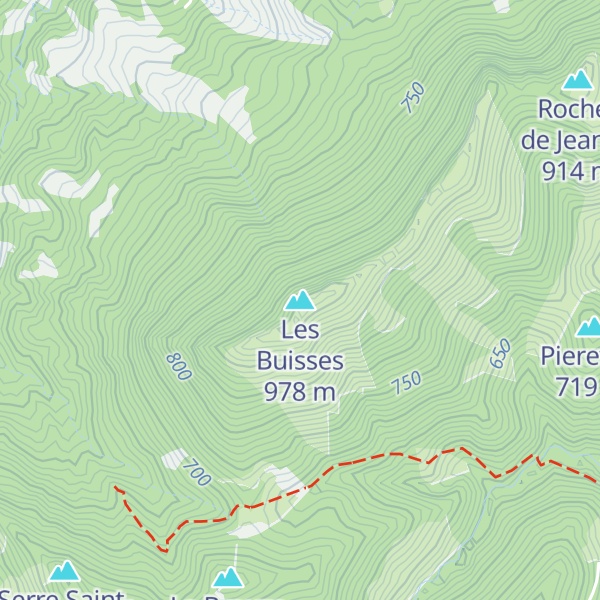 Map of Les Buisses