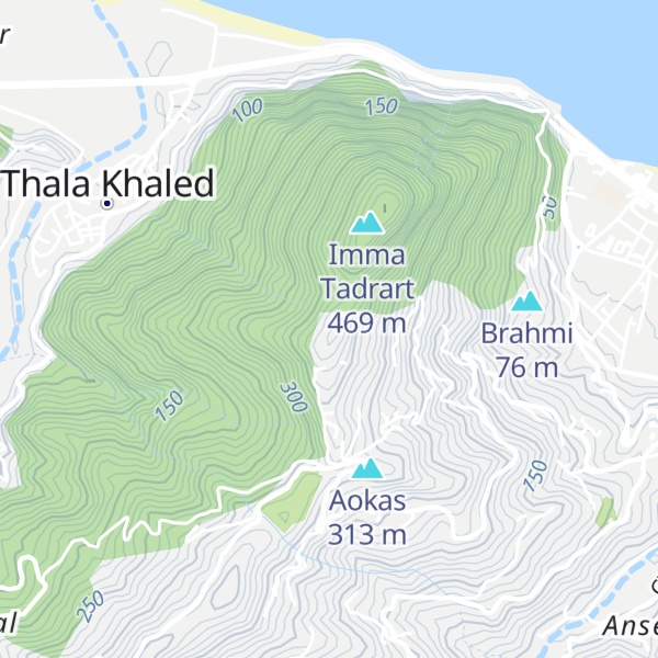 Map of Thabaloute