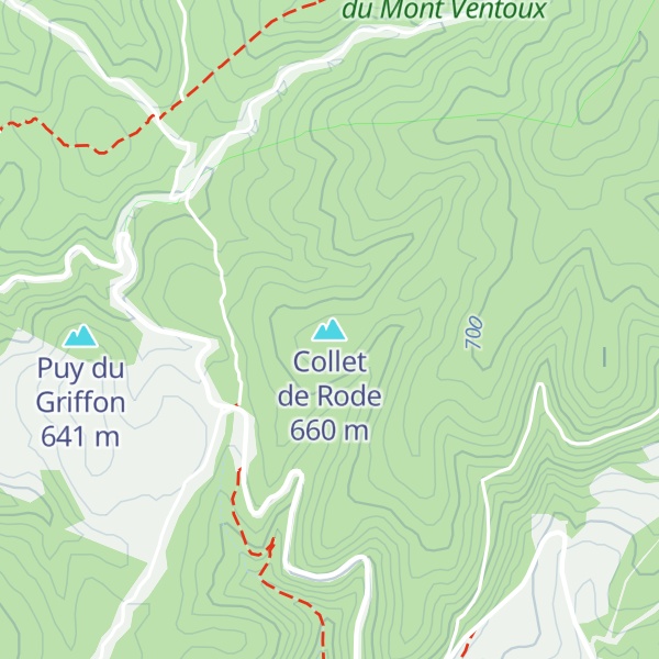 Map of Collet de Rode
