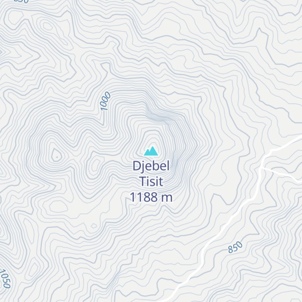 Map of Djebel Tisit