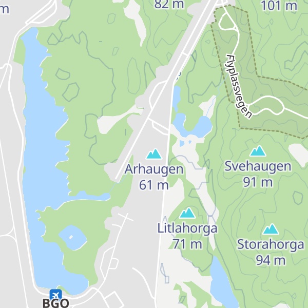Map of Arhaugen