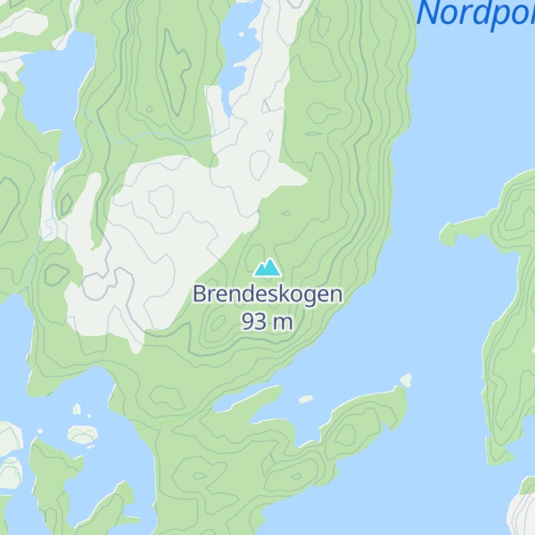 Map of Brendeskogen
