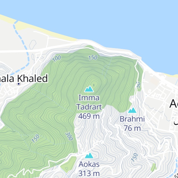 Map of Imma Tadrart