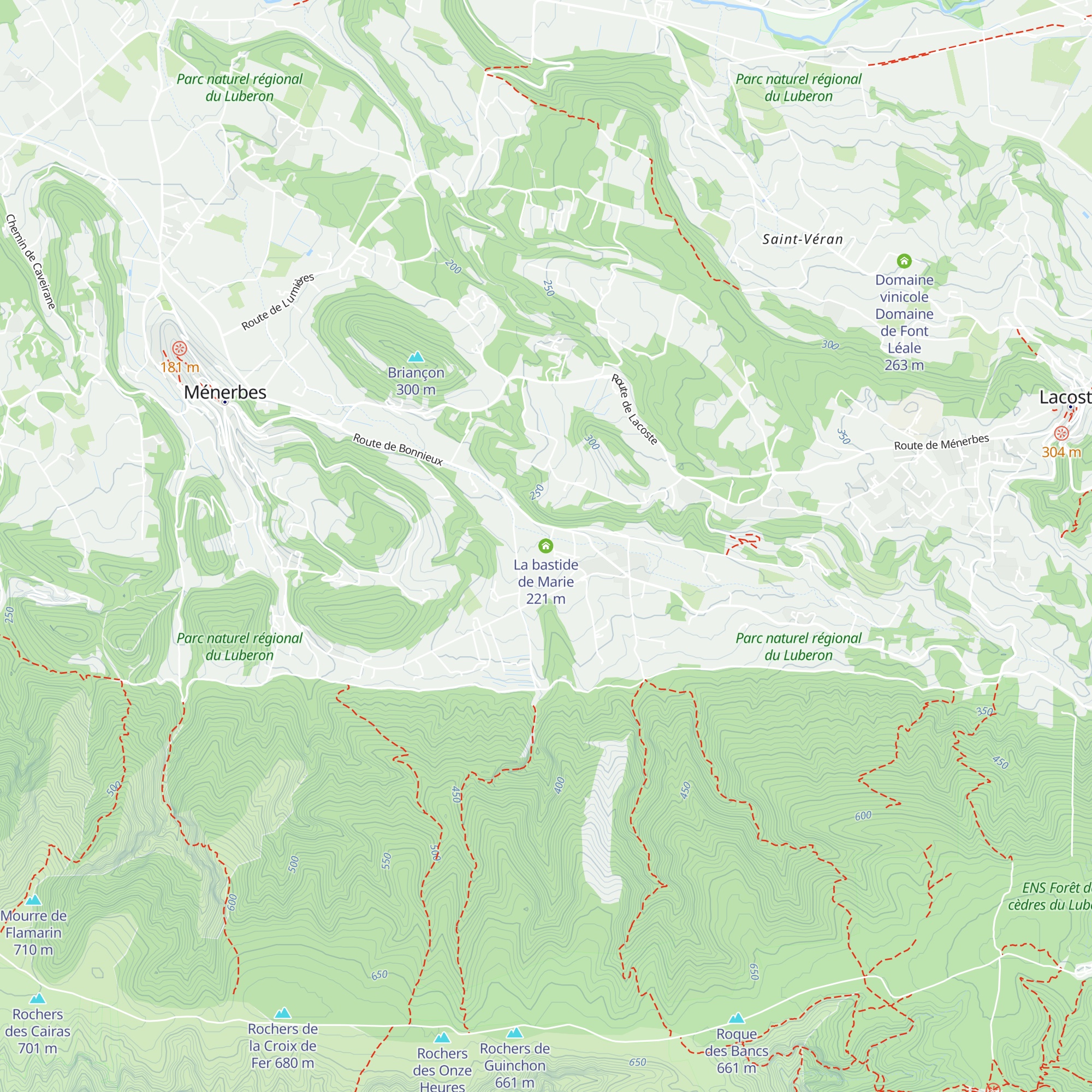 La bastide de Marie map