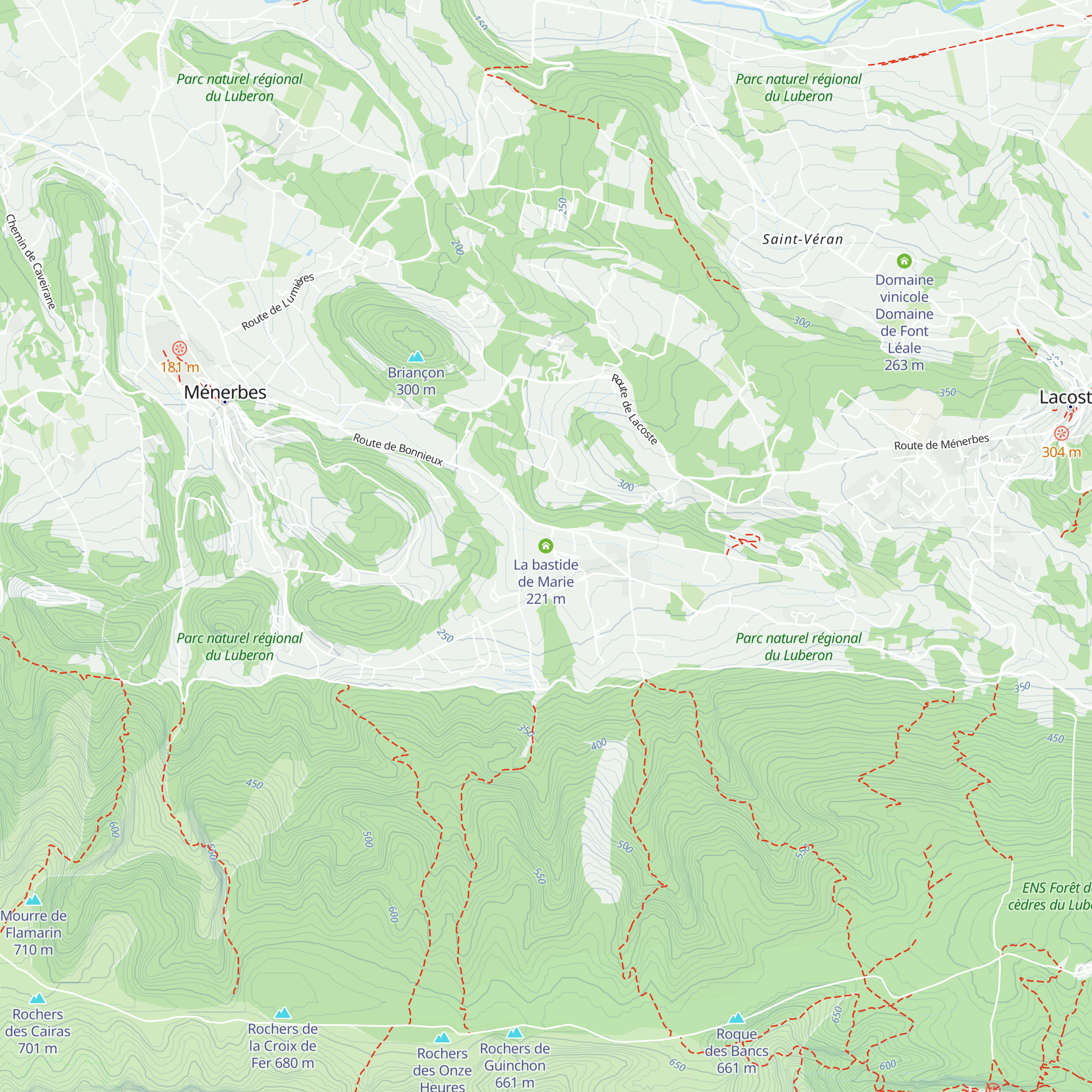 La bastide de Marie map